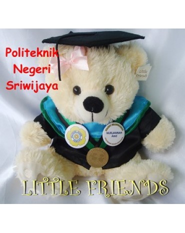 Boneka Wisuda Politeknik Negeri Sriwijaya (30 cm)